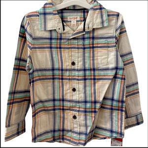 Boys’ Long Sleeve Button Down Shirt - 5T